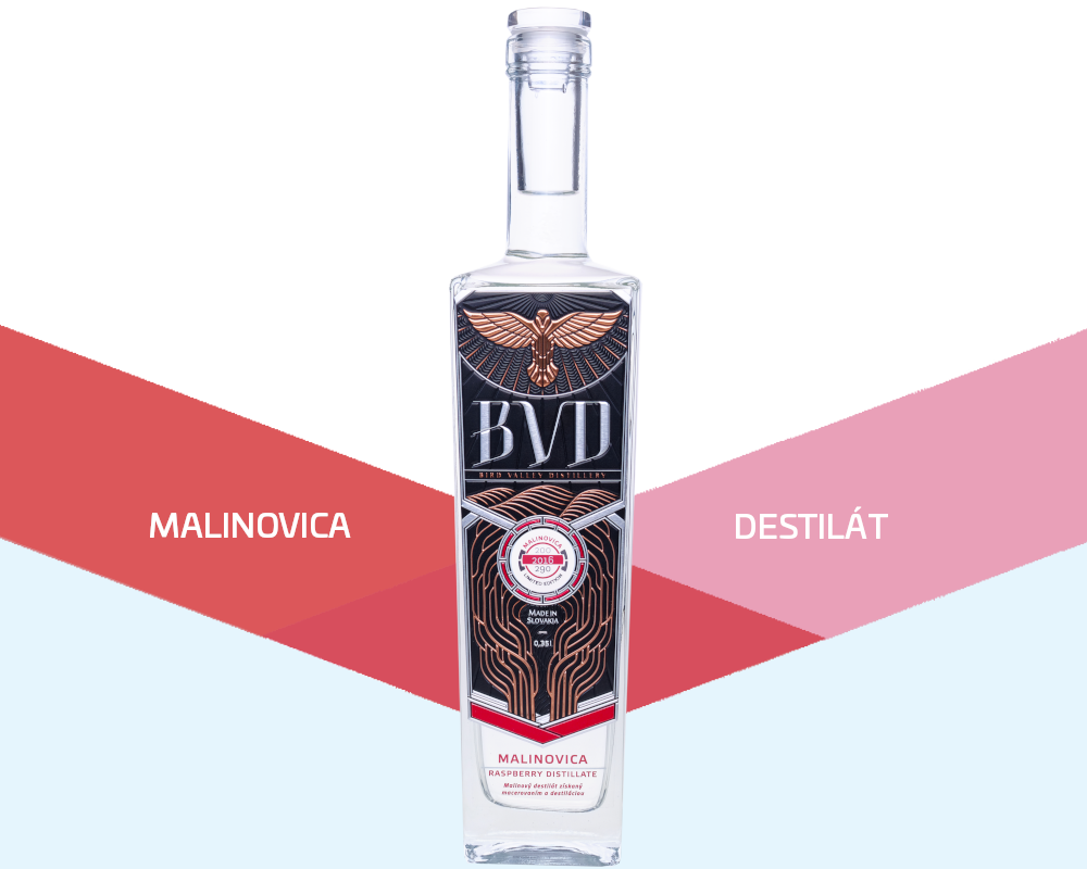 BVD malinovica slovensky destilat